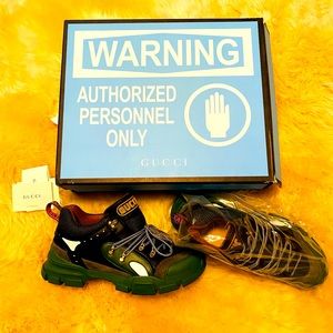 ✅ New Gucci Men’s Flashtrek Sneakers W/ Dust Bags!